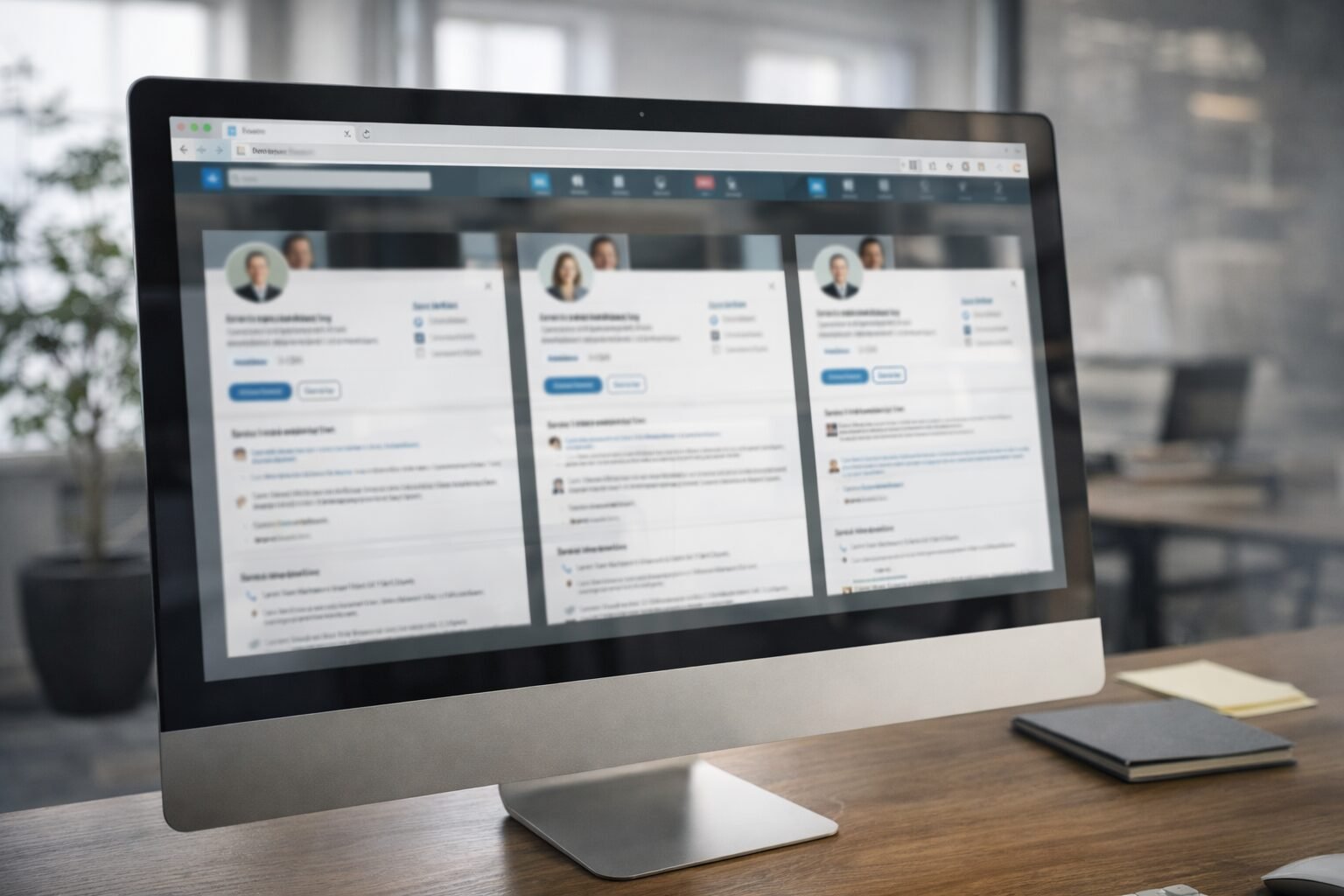 Multiple LinkedIn profiles used for outreach and lead handling