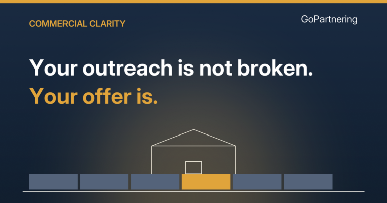 Your Outreach Is Not Broken, Your Offer Is